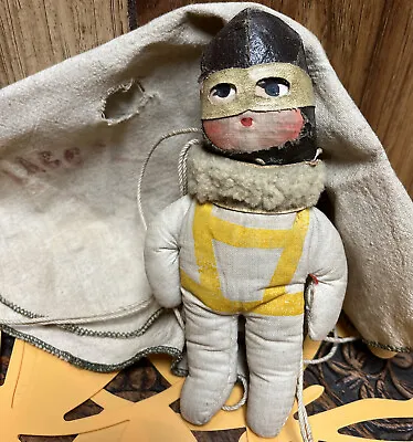 WW2 US Military Paratrooper Doll Figure Raggy Doodle Parachute Trooper W/ Name? • $75