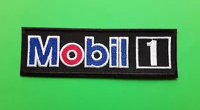 Mobil One Racing Oil Fuel Motorsport Rally Formula Embroidered Patch Uk Seller • $4.28