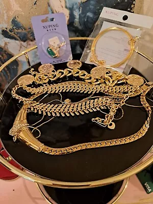 £9.20 • Buy Vintage Gold Tone Jewellery Job Lot