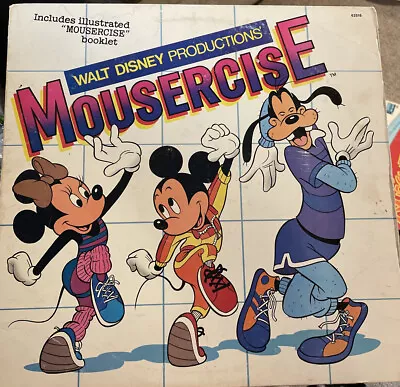Walt Disney Productions- Mousercise- Vinyl Record • $5