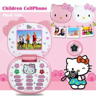 Unlocked K688 Flip Cute Lovely Small Mini Phone For Women Kids Girls Dual Sim 2G • $37.99