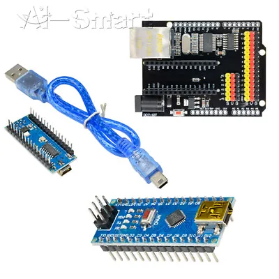 £1.19 • Buy ENC28J60 Ethernet Shield V2.0 Network Module CH340G NANO V3.0 Board For Arduino