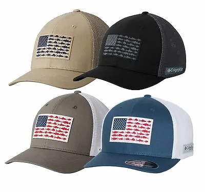 $27.95 • Buy COLUMBIA PFG MESH HAT, FLEXFIT CAP, FITTED, Size S/M, L/XL, Baseball, Fish Cap