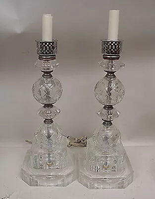 Vintage Crystal Table Lamp - Buy One Or Two • $49.50