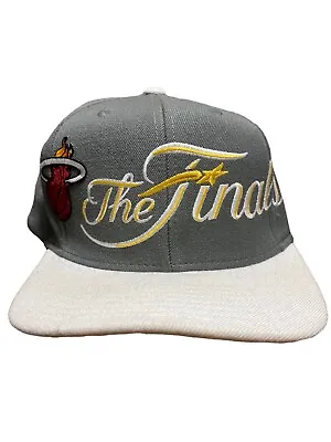 Miami Heat 2013 Championship Snapback Hat Adidas Climate Cap Lebron Wade • $13.99