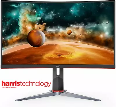 AOC CQ27G2 Curved 27  QHD (2560x1440) 144Hz VA Gaming Monitor • $338.90