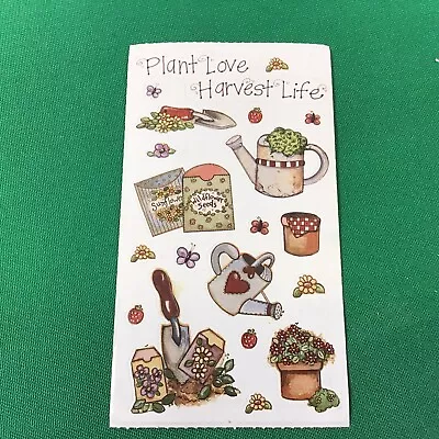 Plant Love Harvest Life Garden SCRAPBOOK Stickers By Joy Marie • $1.11