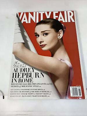 VANITY FAIR MAGAZINE AUDREY HEPBURN IN ROME MAY 2013 Red Cover • $9