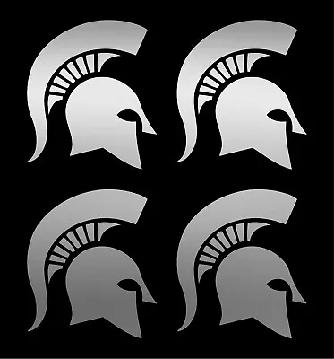 Michigan State Spartans Team Vinyl Decal Window Cup Set Of 4 Small Stickers • $6.49