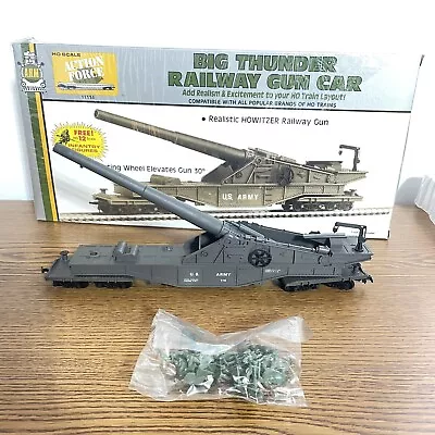 AHM HO Scale US Army 114 Big Thunder Railway Gun Car Howitzer Operating Wheel • $19.99