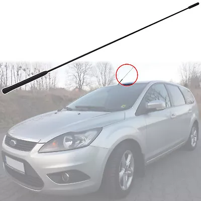 Radio Antenna Aerial Roof Mount Mast Kit For Ford Focus Mondeo Fiesta Transit Ka • $15.33