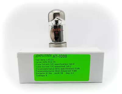 RCA 6550 Vacuum Power Tube Made In USA Testing Strong • $10