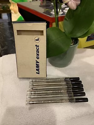 Vintage Lamy Exact 6 Pen Refills Case Box Mit Stahlpitze Made In Germany RARE • $99.99