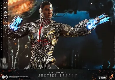 Hot Toys DC Zack Snyder’s Justice League Cyborg 1/6 Scale 12  Figure In Stock • $269.09