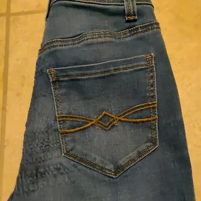 Mudd Women's Size 3 Super High Rise Jean Jegging Med Wash Zip 5 Pockets • $18.85