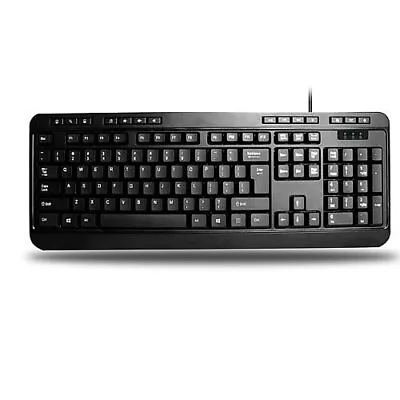 Adesso Spill-Resistant Multimedia Desktop Keyboard (USB) (AKB132UB) • $21.09