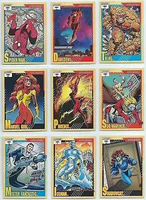 1991 Marvel Cards Series 2 By Impel Pick Your Card Near Mint/M - Free Shipping • $1.99