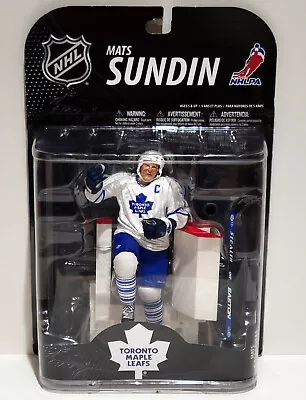 Mats Sundin NHL McFarlane Maple Leaf Toronto Series 21 White Jersey • $25.42