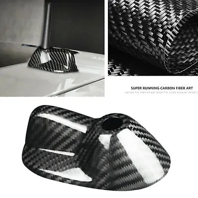 Real Carbon Fiber Roof Antenna Cover For Mini Cooper R56 R56LCI 2007-2013 Black • $29.81