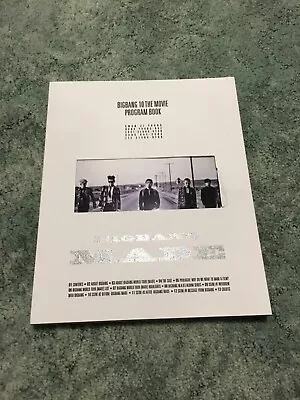 Official Bigbang 10 The Movie Program Book Bigband Made English Writing • $80