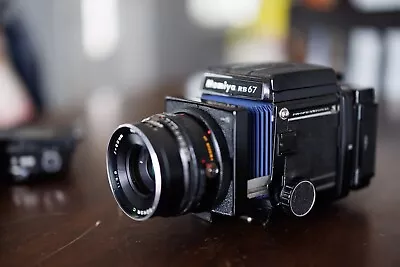 Mamiya RB67 Pro S Bundle. CLA + New Bellows + Light Seals • $800