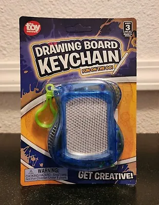 Toy Network Kid's Drawing Board Game Keychain Blue Mini Magnetic Age 3+ W/clip • £5.65