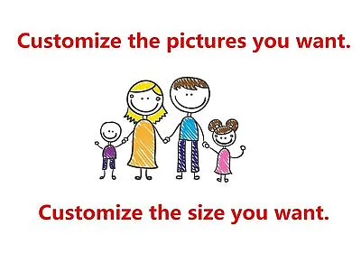 Customize Picture Image HD Poster Canvas Wall Prints Card Tube Packaged Any Size • $15.99