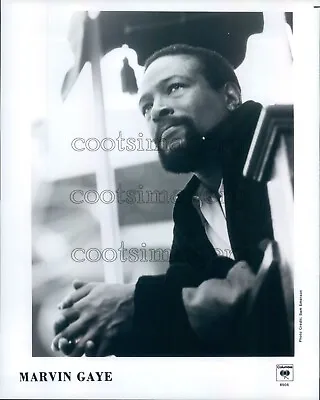 Press Photo R&B Singer Legend Marvin Gaye • $15
