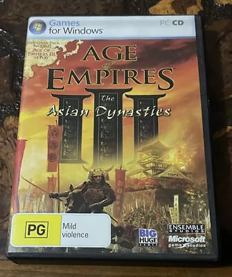 Age Of Empires III 3 - The Asian Dynasties (Expansion) PC GAME • $23.90