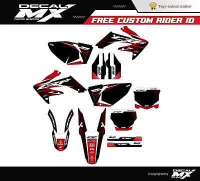 FITS HONDA CRF250R (2004/2005) Crf 250r Graphic Kit Decals Stickers Racing Thick • $134.99