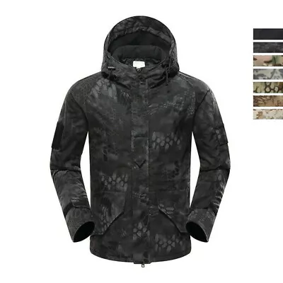 G8 Mens Army Tactical AAC Military Fleece Jacket Waterproof Coat Parka Kryptek • $79.99