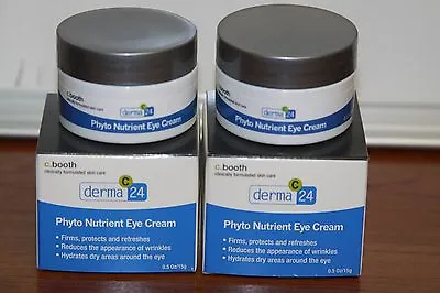 2X Wholesale C BOOTH Derma 24 C Phyto Nutrient Eye Cream Wrinkle Firms  • $15