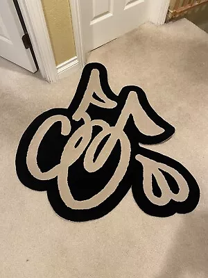 Cherry LA Los Angeles Logo Rug Black/Cream Limited Edition • $479.99