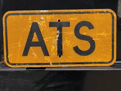 Original Railroad ~ ATS ~ 20 X 10 Aluminum Sign • $25