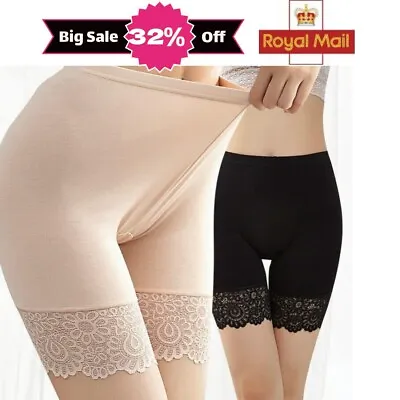 Women Elastic Safety Under Shorts Anti Chafing Pants Underwear Casual Panties • £3.24