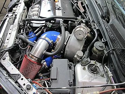 CXRacing 4  Cold Air Intake Pipe Filter Kit For 01-06 Civic Integra DC5 RSX K20 • $55.99