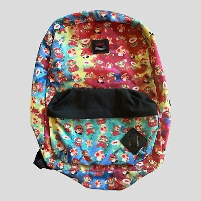 Vans X Nintendo Super Mario Bros Old Skool II Backpack 8 Bit Print • $39.99