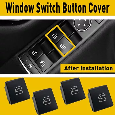 For Mercedes-Benz W204 E-Class S212 Switch Button Cover Cap 4Pcs Master Window • $10.21