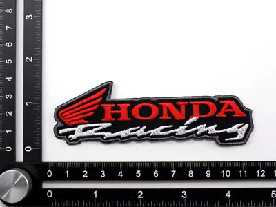 HONDA RACING EMBROIDERED PATCH IRON/SEW ON ~4-3/8'' X 1-3/8  HRC CBR RVT XRV CRF • $6.99