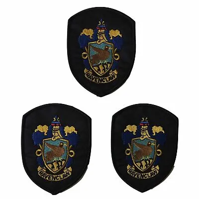 $12.99 • Buy Harry Potter Ravenclaw House Shield Crest 4  Tall Embroidered Patch Set Of 3