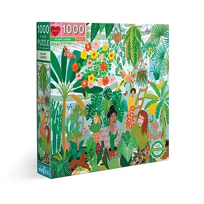 EeBoo 1000 Pc Puzzle – Plant Lady Kids Puzzle Family Puzzle 04447 • $44.99