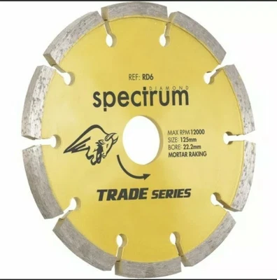 £26 • Buy Spectrum Ox RD6 Mortar Raking Diamond Blade 125mm X 22mm Bore