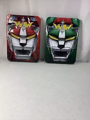 Voltron Collection Red & Green Lion 3 DVD Sets Tin Case Discs #7-12 • $15