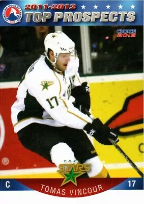 Tomas Vincour 2011-12 AHL Top Prospects Texas Stars • $1