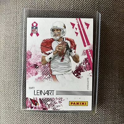 2010 Arizona Cardinals Matt Leinart #58 RARE Panini BREAST CANCER AWARENESS • $14.99