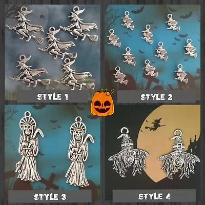 £1.50 • Buy ❤ Halloween Charms ❤ 4 Styles - Witches, Grim Reaper ❤