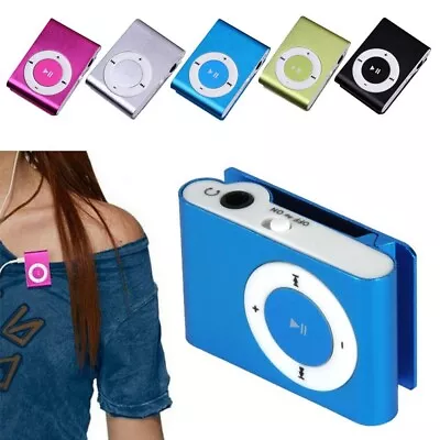 Mini MP3 Player Stylish Design Clip Support Walkman Music Media MP3  TF Card • $8.39