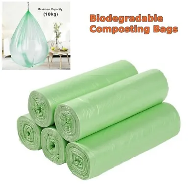 Portable Composting Biodegradable Bags Camping Festival Toilet Home Clean 30Pcs • £6.59