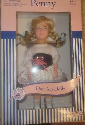 Penny Dancing Doll Wind Up Vintage Schylling 2001 NIB • $10