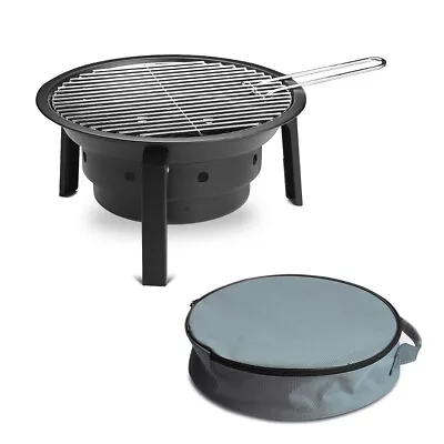 BOLEEFUN Charcoal BBQ Grill Portable Outdoor Camping Picnic Barbecue Smoker • $35.59